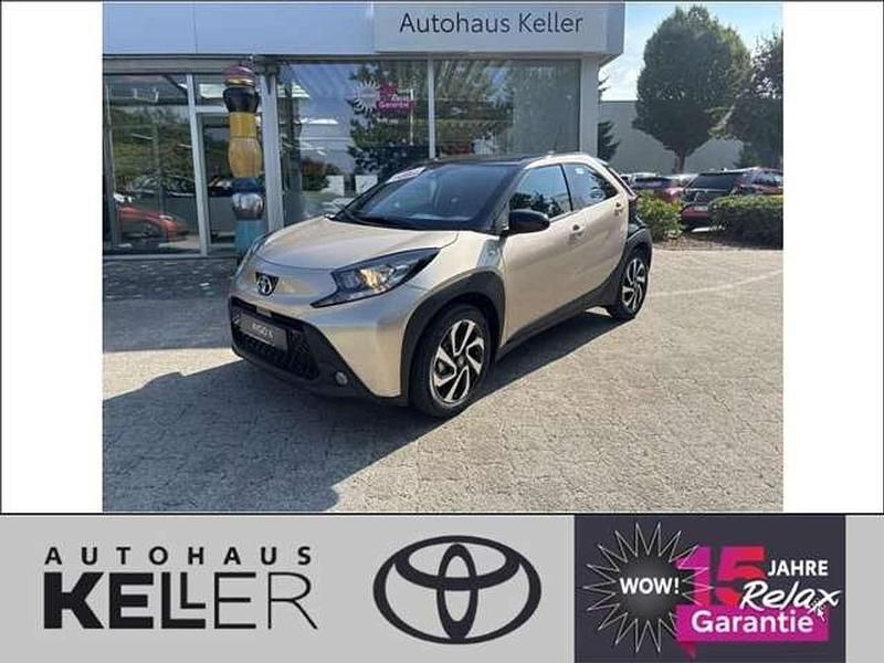 Celestite grey metallic/ dach mysticschwarz mica Neu 2025 Toyota Aygo Kleinwagen | 19.960 € - Bild 1/4