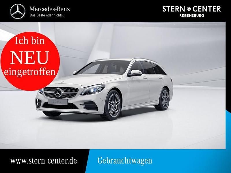 Weiß Gebraucht 2018 Mercedes C220 AMG Kombi | 29.940 € (Teuer) - Bild 1/4