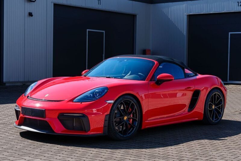 Gebraucht Porsche Boxster Spyder 420 PS (308 kW) 2021 Rot Cabrio