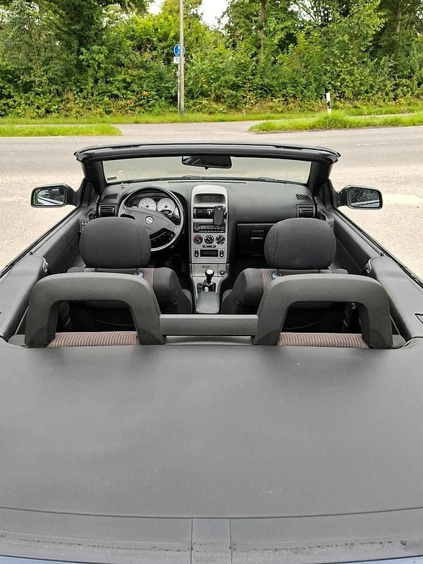 Gebraucht Opel Astra Cabriolet 101 PS (74 kW) 2002 Blau Cabrio