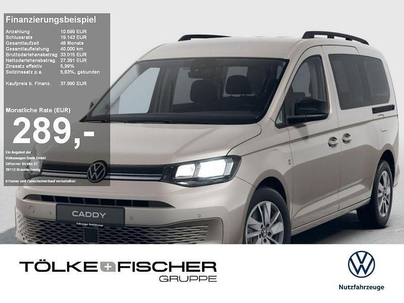 Beige Neu 2025 VW Caddy Maxi Life Life Van / Kleinbus | 37.990 € (Fairer Preis) - Bild 1/4