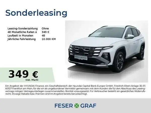 Atlas white Neu 2025 Hyundai Tucson SUV | 33.290 € (Superpreis) - Bild 1/4