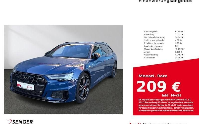 Gebraucht Audi A6 S-Line 367 PS (269 kW) 2024 Ascariblau Kombi