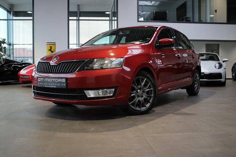 Gebraucht Skoda Rapid Drive 122 PS (89 kW) 2014 Rot Kleinwagen