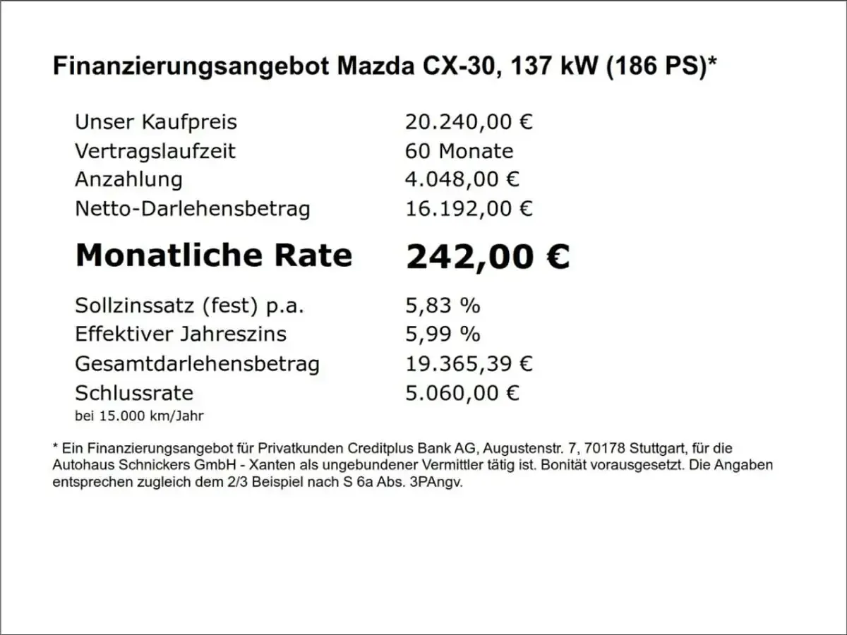Gebraucht Mazda CX-30 Selection 186 PS (136 kW) 2022 Soul red crystal SUV
