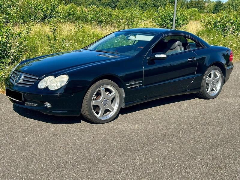 Schwarz Gebraucht 2005 Mercedes SL350 AMG Cabrio | 12.500 € (Superpreis) - Bild 1/4