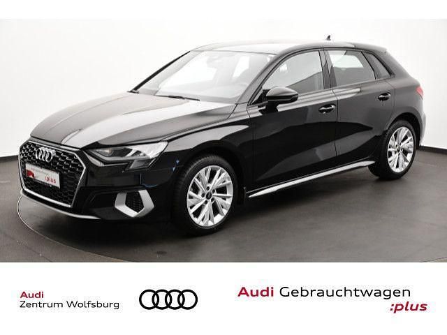 Mythosschwarz metallic (metallic) Gebraucht 2022 Audi A3 Sportback Advanced Limousine | 24.490 € (Superpreis) - Bild 1/4
