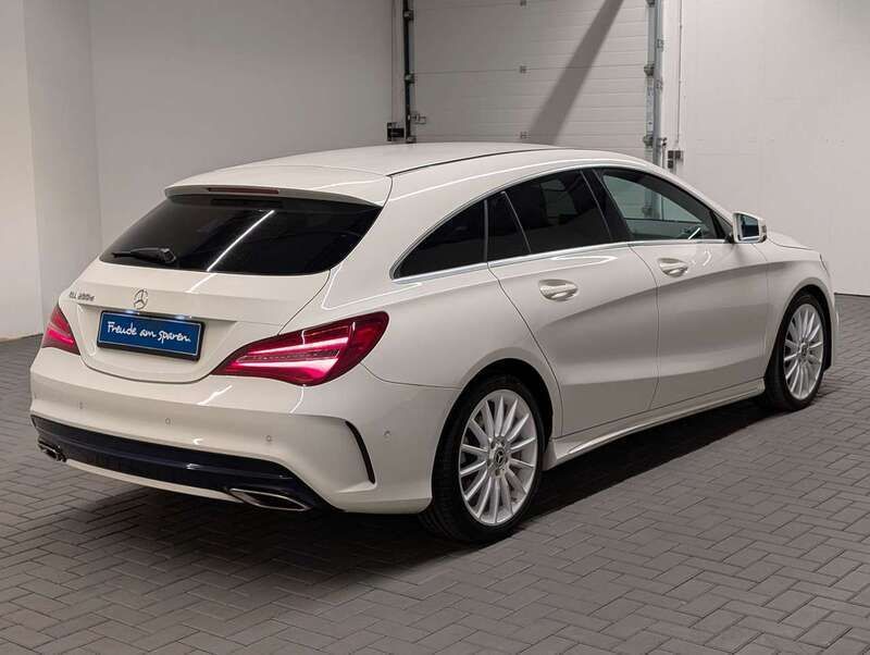 Gebraucht Mercedes CLA200 AMG line 136 PS (100 kW) 2017 Calcitweiss Kombi