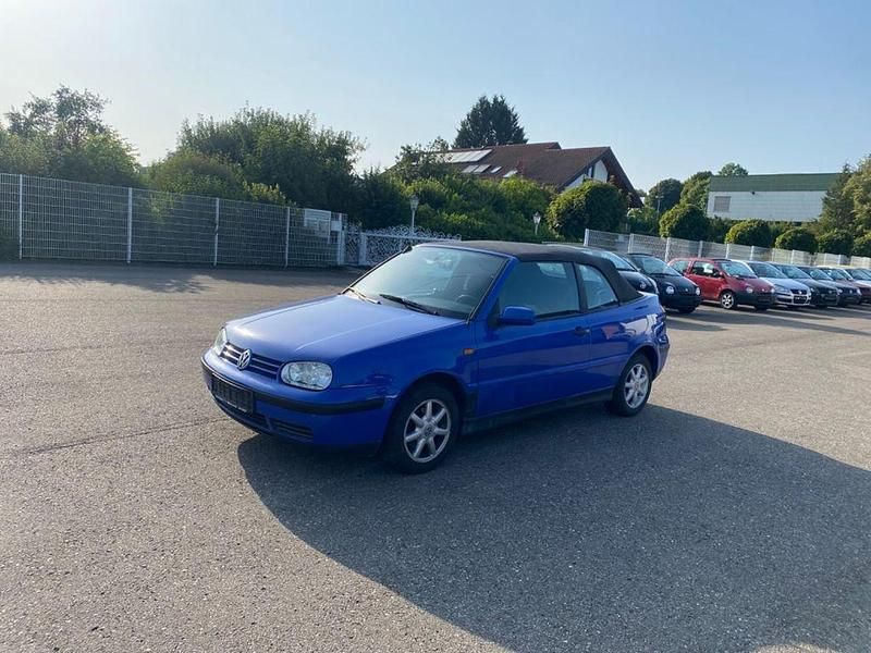 Blau Gebraucht 1999 VW Golf Cabriolet Cabrio | 999 € (Superpreis) - Bild 1/4