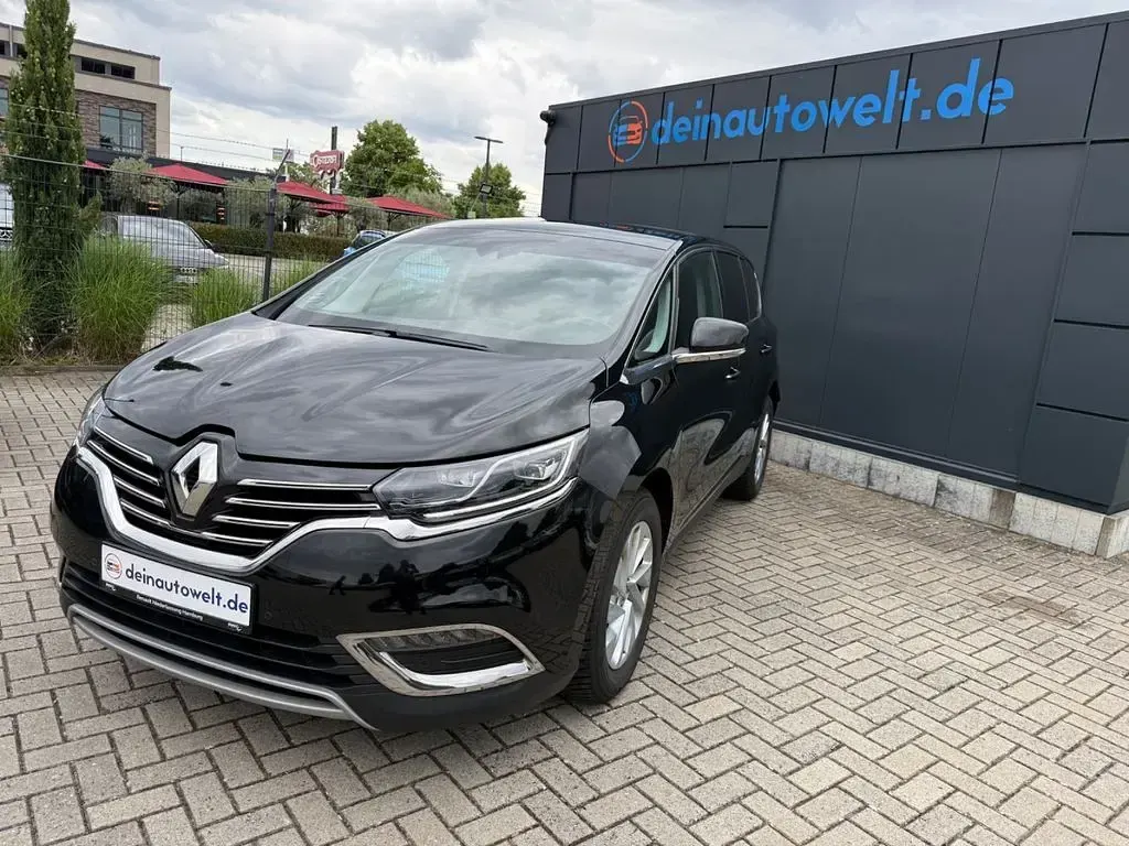 Gebraucht Renault Espace Intens 160 PS (117 kW) 2017 Schwarz Van / Kleinbus