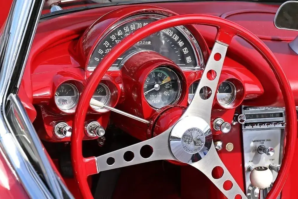 Gebraucht Chevrolet Corvette C1 340 PS (250 kW) 1962 Rot Cabrio