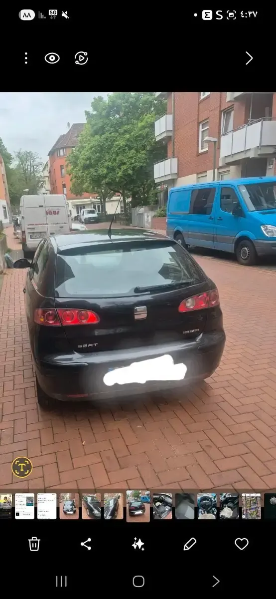 Gebraucht Seat Alhambra 54 PS (39 kW) 2005 Schwarz Van / Kleinbus