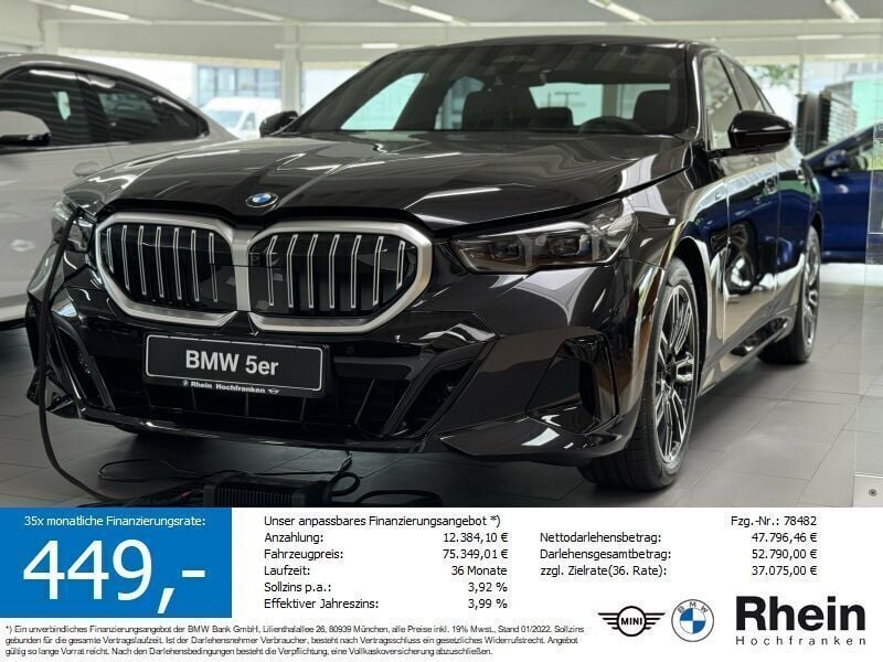 Schwarz Neu 2025 BMW 520 M Sport Limousine | 59.199 € (Fairer Preis) - Bild 1/4