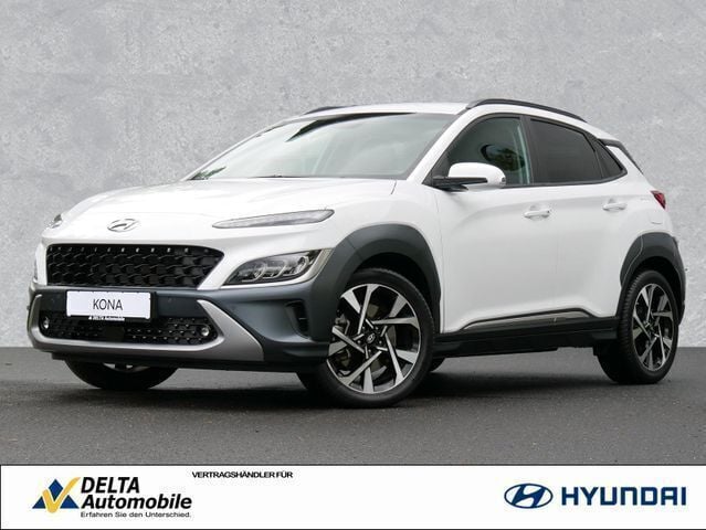 Atlas white / sol Gebraucht 2022 Hyundai Kona Prime SUV | 22.890 € (Superpreis) - Bild 1/4