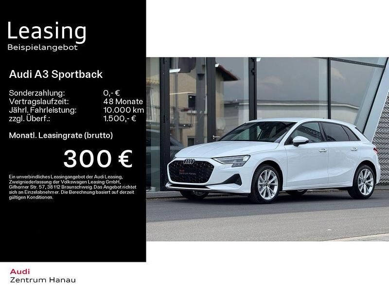 Weiß Neu 2025 Audi A3 Sportback Advanced Plus Limousine | 29.995 € (Superpreis) - Bild 1/4