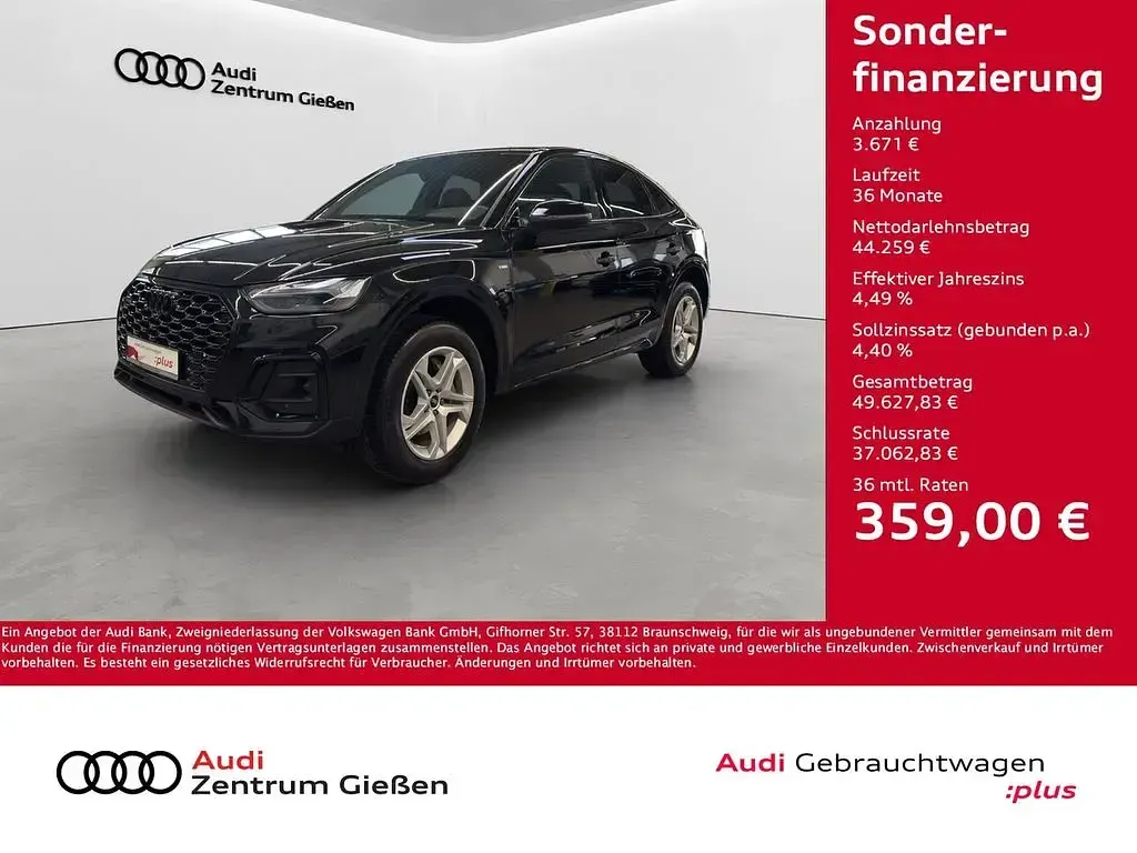 Gebraucht Audi Q5 Sportback S-Line 204 PS (150 kW) 2025 Mythosschwarz metallic SUV