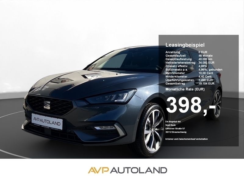 Grau Gebraucht 2022 Seat Leon FR Kleinwagen | 36.690 € - Bild 1/4