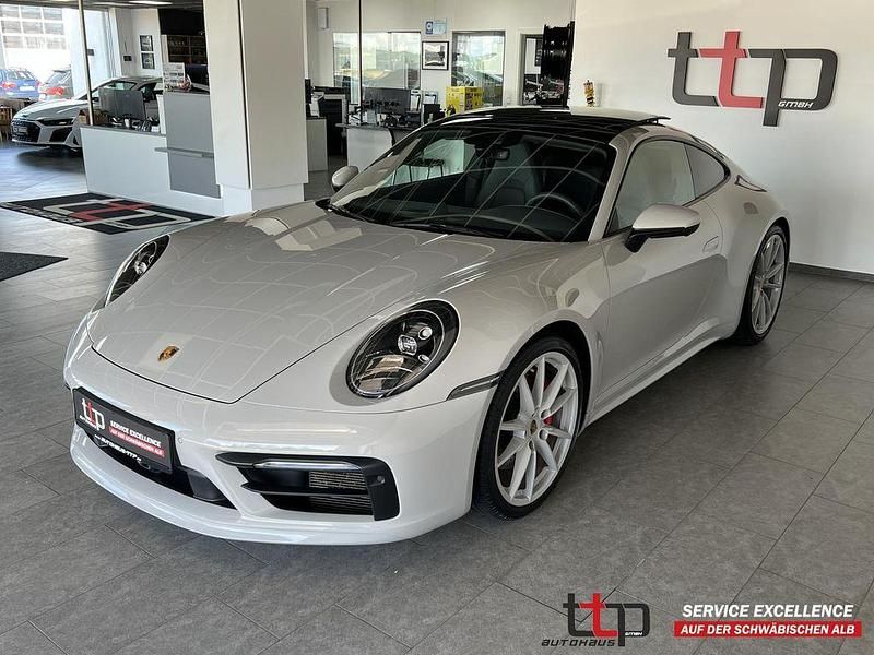 Grau Gebraucht 2021 Porsche 911 Carrera 4S Coupé | 138.490 € (Etwas zu teuer) - Bild 1/4