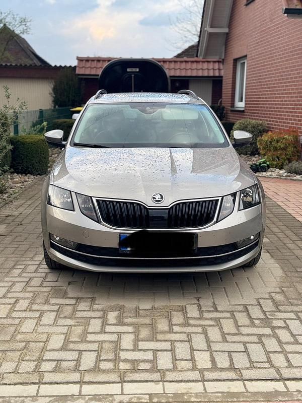 Beige Gebraucht 2017 Skoda Octavia Kombi | 10.500 € - Bild 1/4
