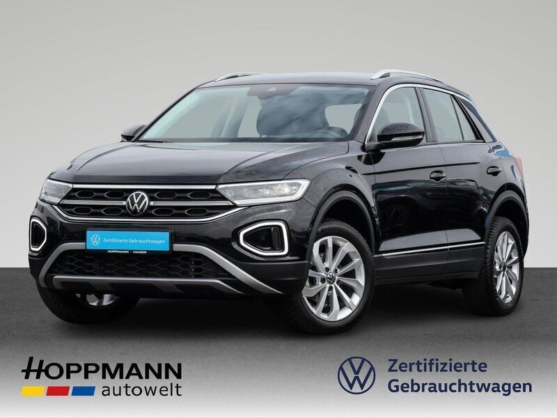 Schwarz Gebraucht 2023 VW T-Roc Cabriolet Style Cabrio | 27.480 € (Guter Preis) - Bild 1/3