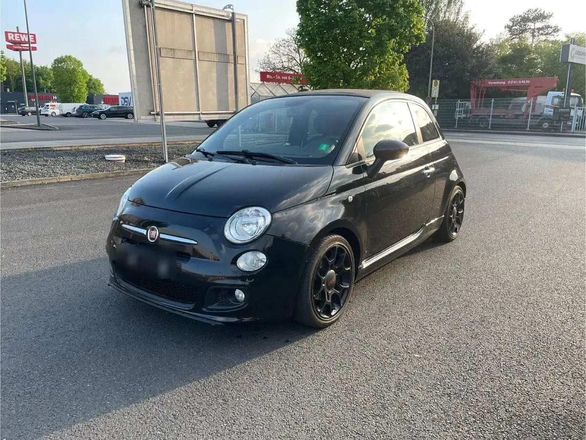 Gebraucht Fiat 500S S 101 PS (74 kW) 2013 Schwarz Cabrio