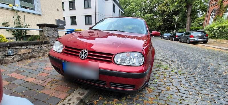 Rot Gebraucht 1999 VW Golf IV Kleinwagen | 630 € (Superpreis) - Bild 1/4