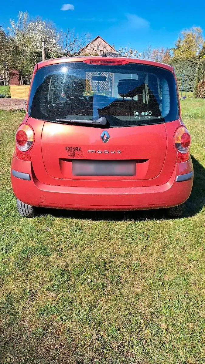 Gebraucht Renault Modus 75 PS (55 kW) 2005 Rot Van / Kleinbus
