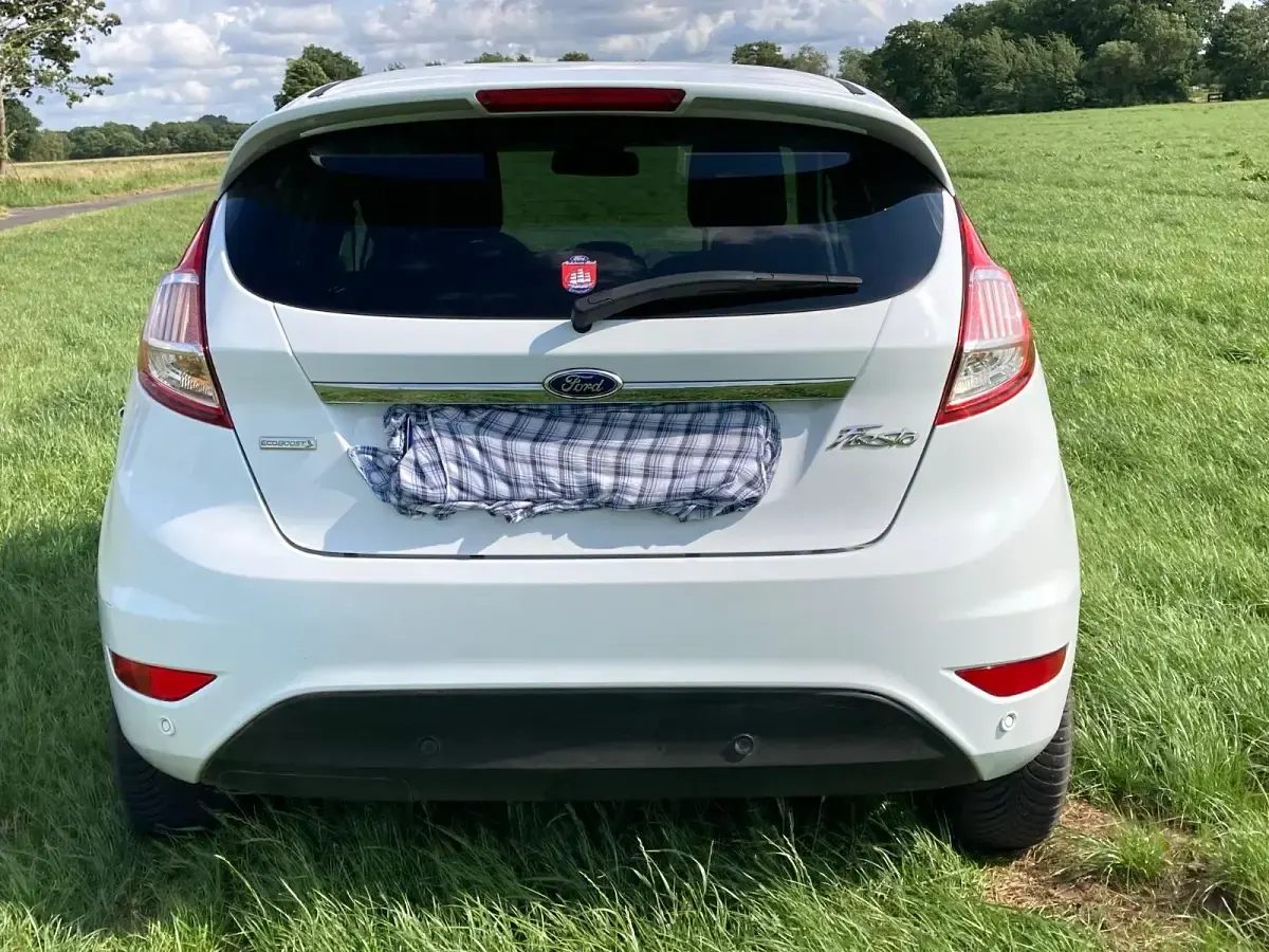 Gebraucht Ford Fiesta Titanium 125 PS (91 kW) 2015 Weiß Kleinwagen