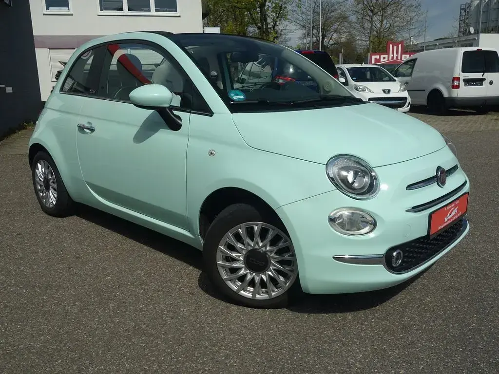 Gebraucht Fiat 500 Lounge 69 PS (50 kW) 2016 Grün Cabrio