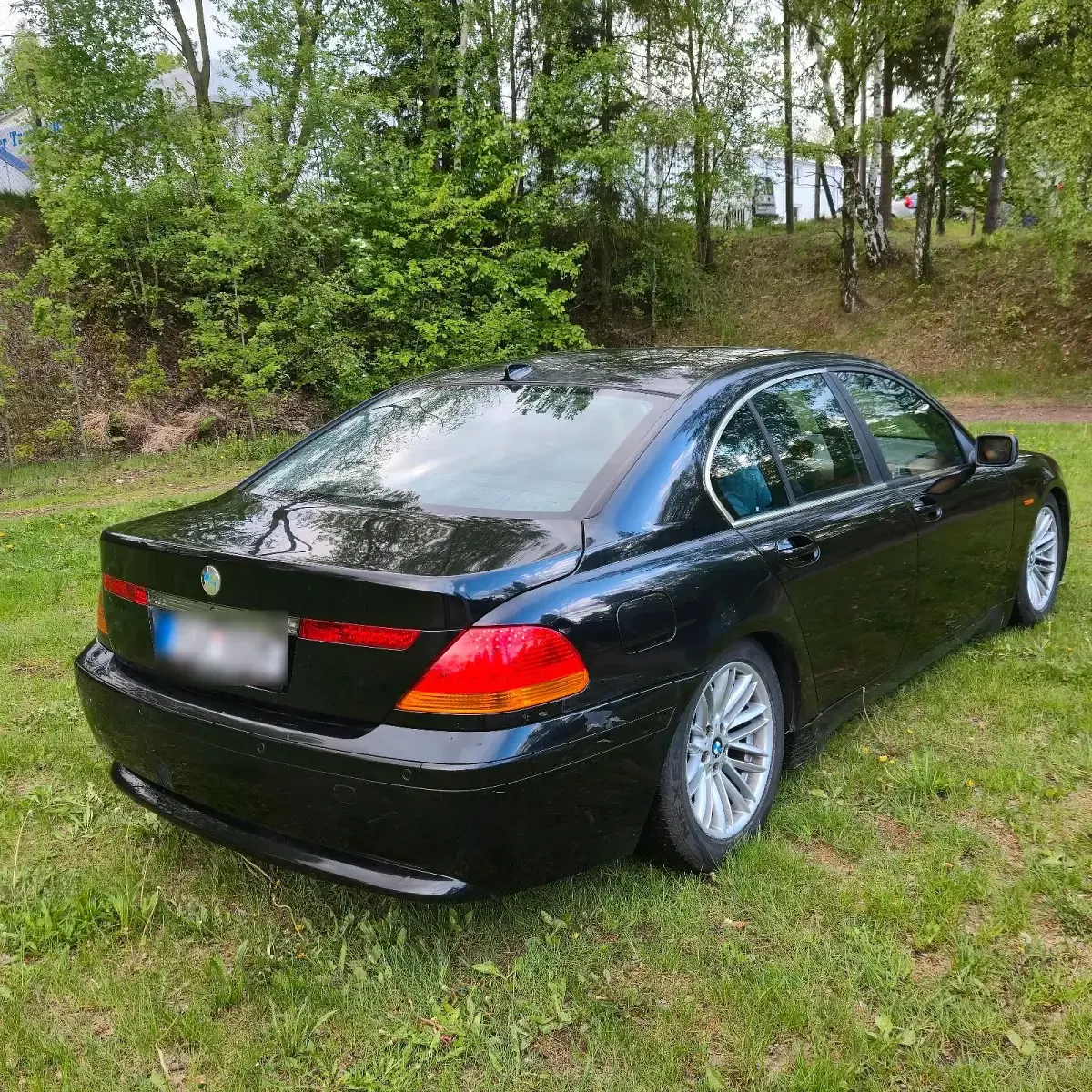 Gebraucht BMW 745 333 PS (244 kW) 2002 Schwarz Limousine