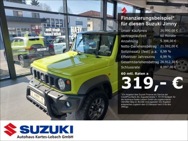Gelb Gebraucht 2020 Suzuki Jimny Comfort+ SUV | 26.990 € (Fairer Preis) - Bild 1/4