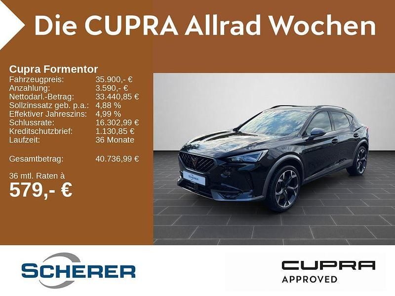 Mitternachtsschwarz (metallic) Gebraucht 2024 Cupra Formentor VZ SUV | 35.900 € (Guter Preis) - Bild 1/4