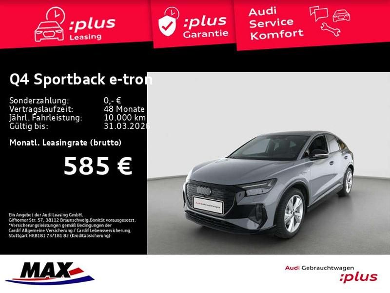 Kieselgrau Gebraucht 2025 Audi Q4 e-tron S-Line SUV | 58.879 € - Bild 1/2