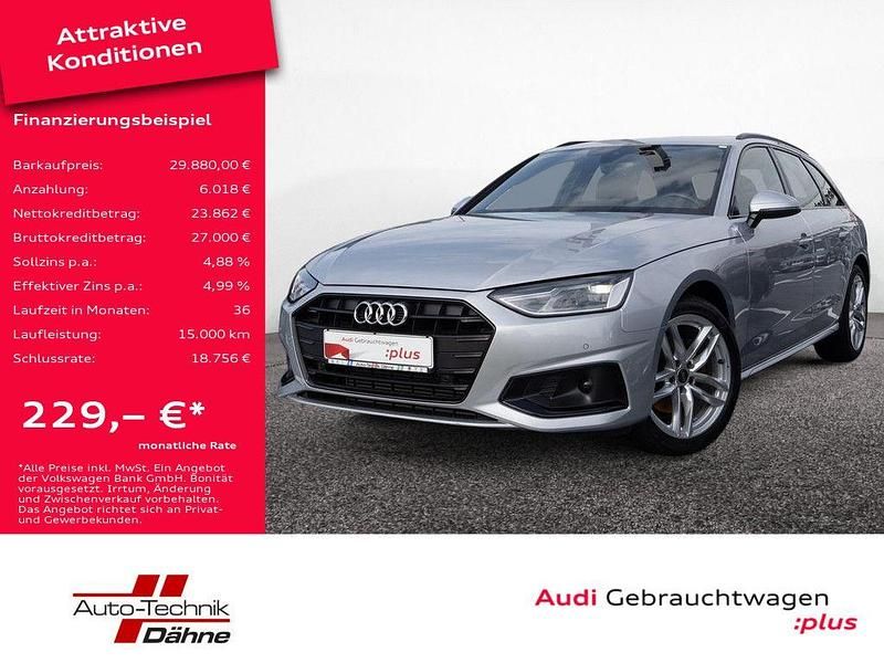 Florettsilber Gebraucht 2022 Audi A4 Advanced Kombi | 29.880 € (Fairer Preis) - Bild 1/4