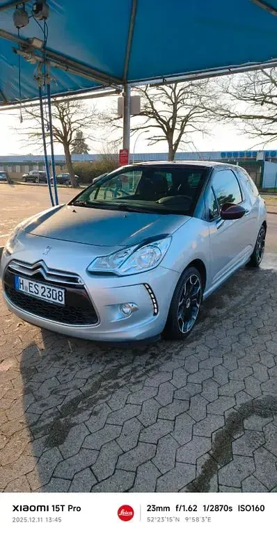 Gebraucht Citroën DS3 So Chic 120 PS (88 kW) 2011 Silber Kleinwagen
