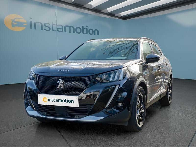 Schwarz Gebraucht 2021 Peugeot e-2008 SUV | 19.949 € (Etwas zu teuer) - Bild 1/4