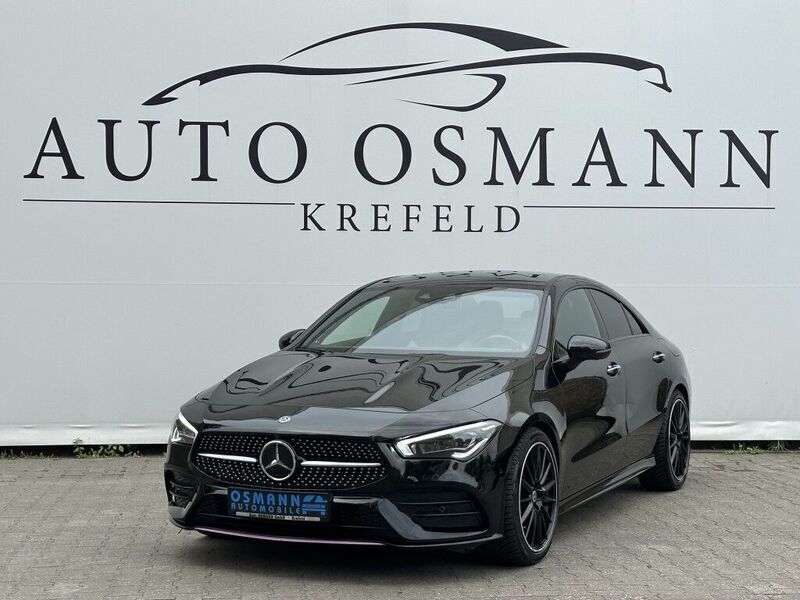 Nachtschwarz unilack Gebraucht 2019 Mercedes CLA250 AMG line Limousine | 32.400 € (Fairer Preis) - Bild 1/4