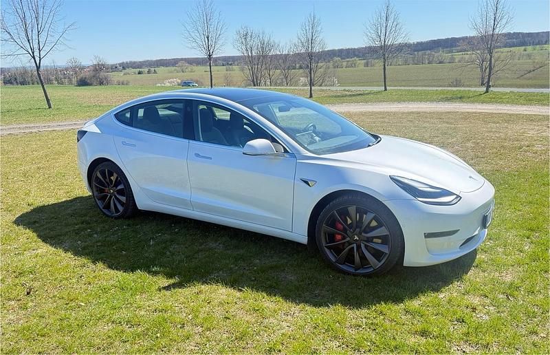 Gebraucht Tesla Model 3 Performance 377 kW (513 PS) 2020 Weiß Limousine