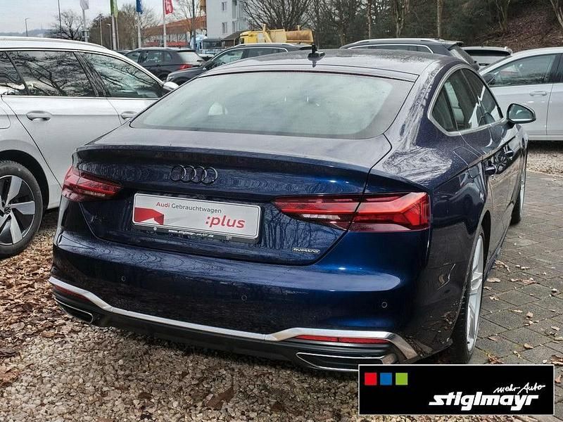 Gebraucht Audi A5 Sportback S-Line 286 PS (210 kW) 2022 Navarrablau metallic Kleinwagen