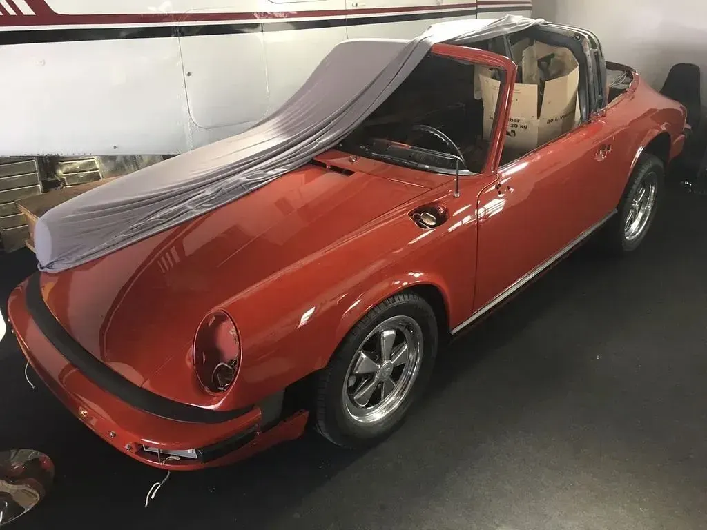 Gebraucht Porsche 911 165 PS (121 kW) 1976 Rot Cabrio