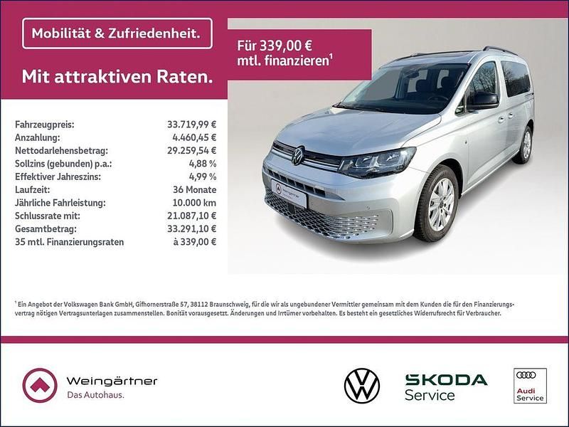 Gebraucht VW Caddy Sound 116 PS (85 kW) 2024 Silber Van / Kleinbus