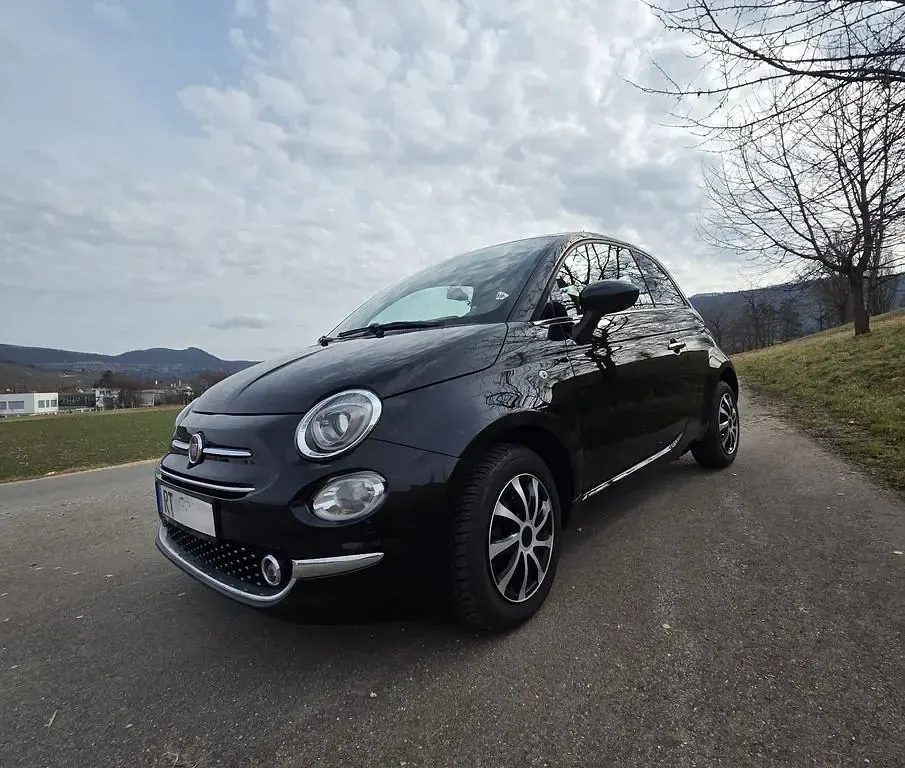 Gebraucht Fiat 500 Lounge 69 PS (50 kW) 2017 Schwarz Limousine