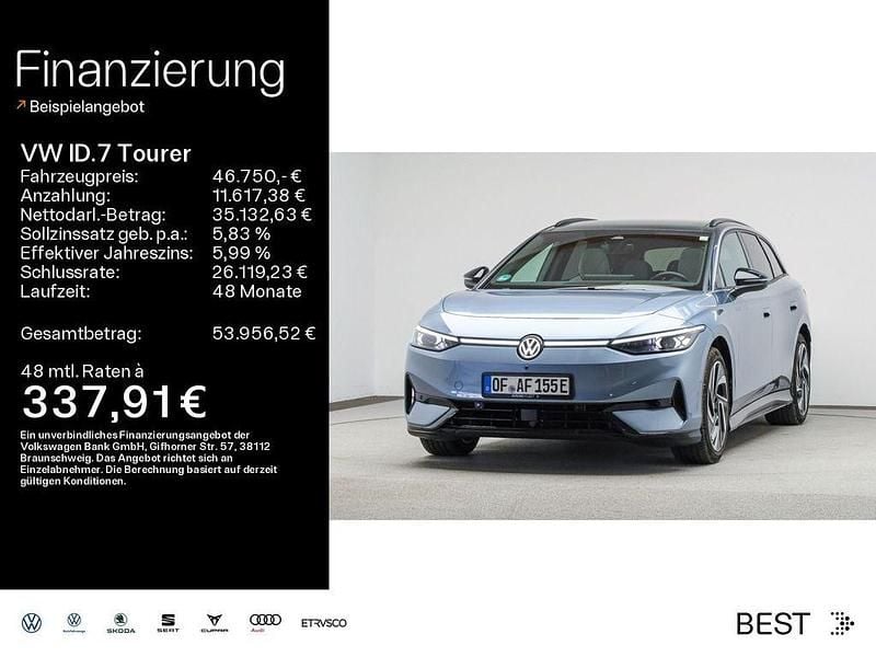 Gebraucht VW ID.7 Pro 210 kW (286 PS) 2024 Blau Kombi