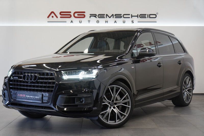 Schwarz Gebraucht 2019 Audi Q7 S-Line SUV | 55.990 € (Teuer) - Bild 1/3