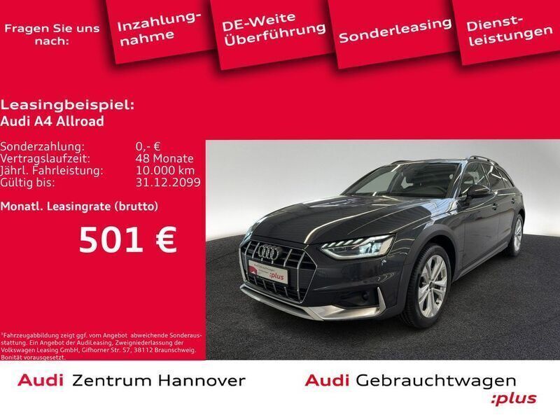 H1 manhattangrau metallic (metallic) Gebraucht 2023 Audi A4 Allroad Ambiente Kombi | 40.050 € (Fairer Preis) - Bild 1/4
