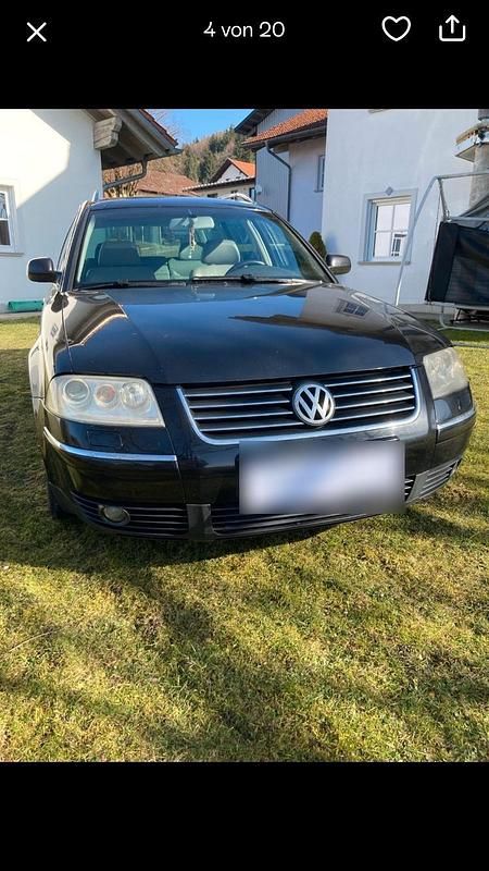Gebraucht VW Passat 130 PS (95 kW) 2002 Schwarz Kombi