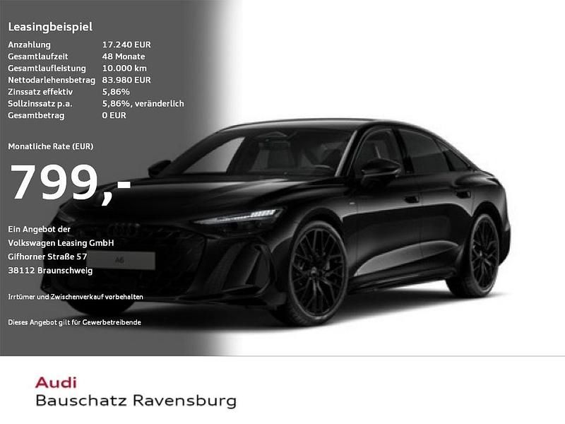 Schwarz Neu 2025 Audi A6 Sport Limousine | 83.980 € (Fairer Preis) - Bild 1/4
