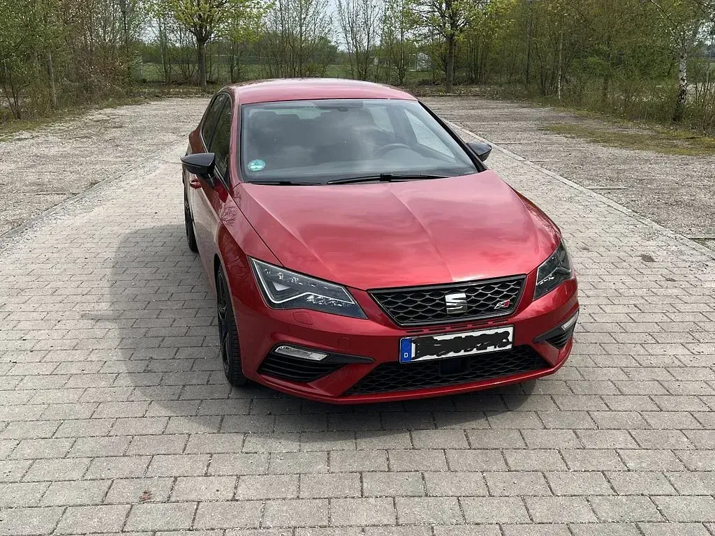 Usata Seat Leon CUPRA 300 CV (220 kW) 2017 Rosso Berlina