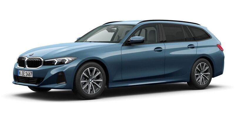 Arctic race blue metallic Neu 2025 BMW 320 Sport Line Kombi | 54.490 € (Fairer Preis) - Bild 1/4
