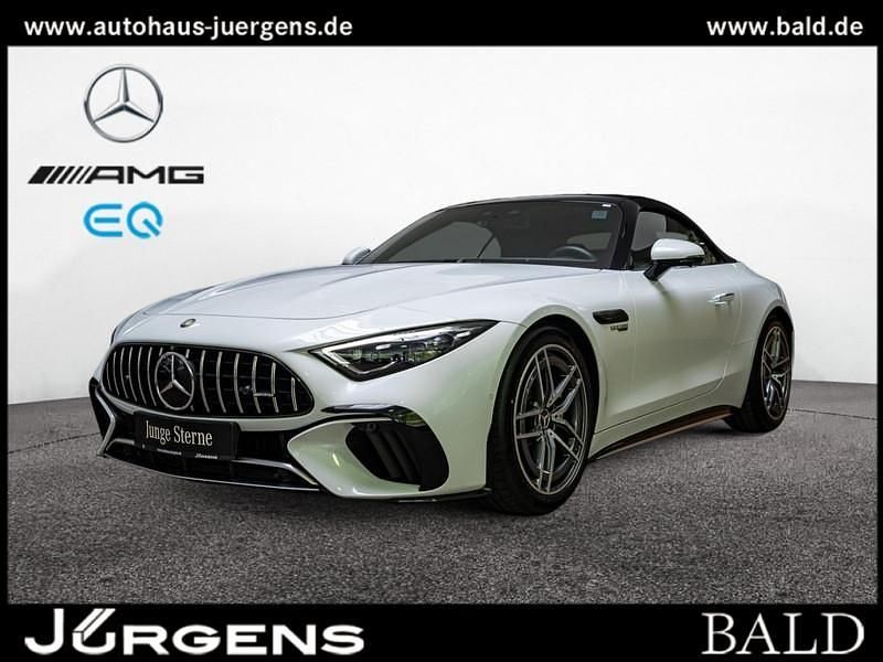 Weiss manufaktur lack manufaktur opalithweiss bright Gebraucht 2023 Mercedes SL63 AMG AMG Cabrio | 133.690 € (Superpreis) - Bild 1/4
